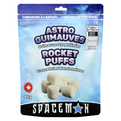 Spaceman Guimauves lyophilisées astro guimauves 40 g, 20,00 $/100g
