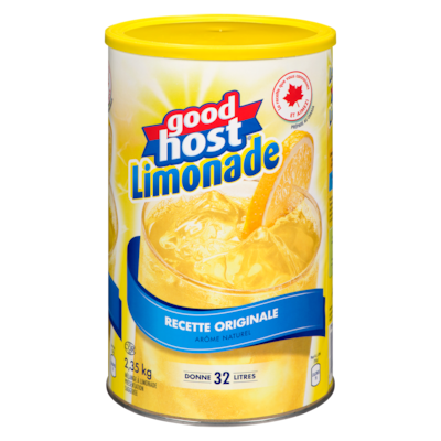 Goodhost Mélange de limonade en poudre, recette originale 2.35 kg, 0,68 $/100g