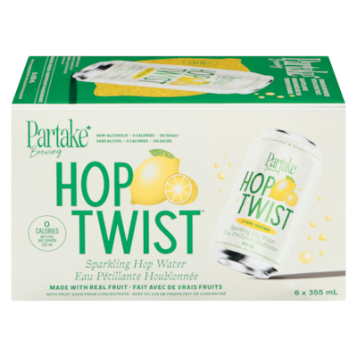 Partake Sparkling Hop Water With A Citrus Twist 6x355.0 ml, $0.66/100ml
