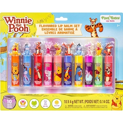 Disney Ensemble de 10 baumes à lèvres Winnie l'ourson 1 ea, 15,00 $/1ch