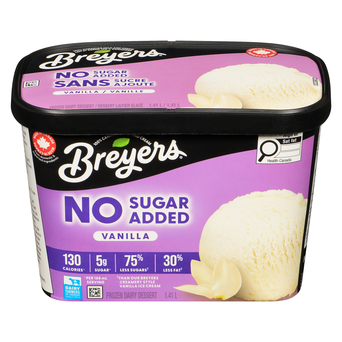 Breyers No Sugar Added Vanilla Frozen Dairy Dessert