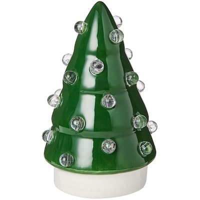 Life at Home Décoration lumineuse de sapin en céramique – vert 1 ea, 5,00 $/1ch