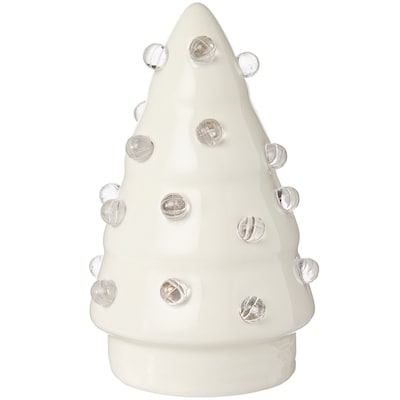 Life at Home 4-Inch Battery-Operated Ceramic Christmas Tree, Turquoise, 1 ea, $5.00/1ea