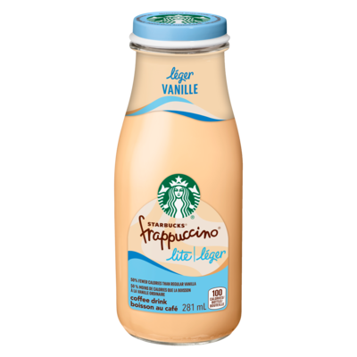 Starbucks Frappuccino léger à la vanille 281 ml, 1,70 $/100ml