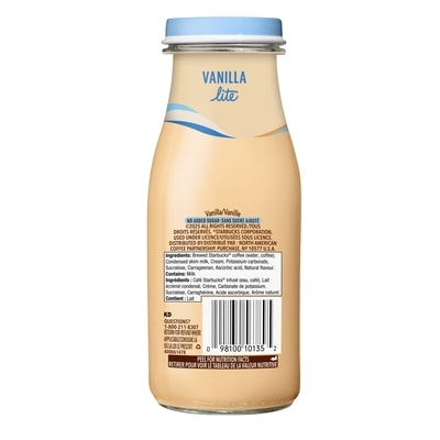 Frappuccino léger à la vanille