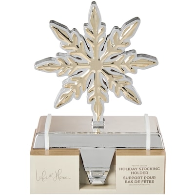 Life at Home Support pour bas des Fêtes en forme de flocon de neige 1 ea, 19,00 $/1ch