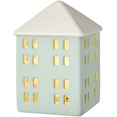 Décoration lumineuse de maison en céramique 6,25 po – vert menthe
