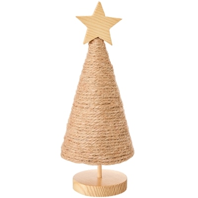 Life at Home Jute Rope Tree with Star Decoration 8 in 1 ea, $7.00/1ea