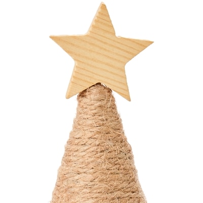 Jute Rope Tree with Star Decoration 8 in