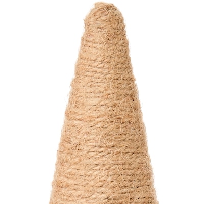 Décoration d’arbre en corde de jute 9 po