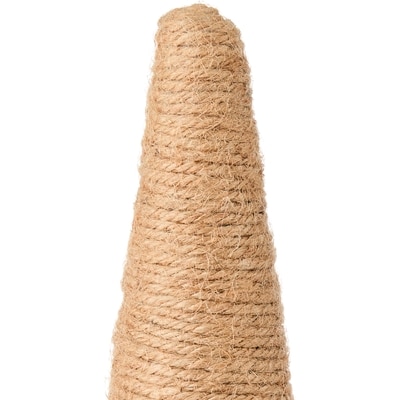 Décoration d’arbre en corde de jute 15&nbsp;po