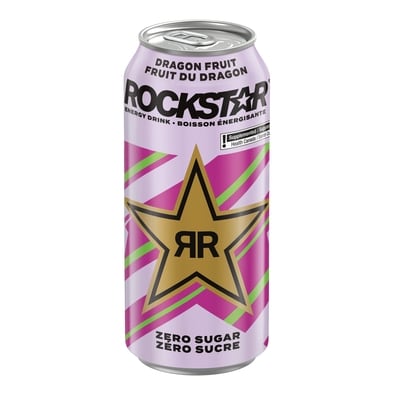 Rockstar Boisson énergisante Zéro Sucre Fruit du Dragon 473 ml, 0,84 $/100ml