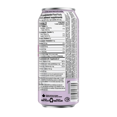 Boisson énergisante Zéro Sucre Fruit du Dragon