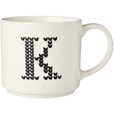 Life at Home Tasse avec monogramme – lettre K 1 ea, 5,00 $/1ch