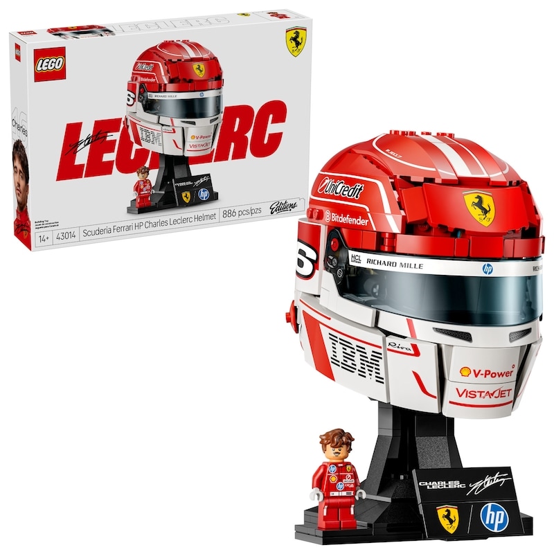 LEGO Editions Scuderia Ferrari HP Charles Leclerc Helmet 43014 - 1