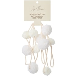 Life at Home Guirlande de pompons – blanc 1 ea, 7,00 $/1ch