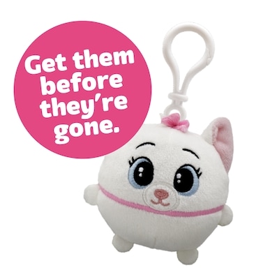Disney Plush Keyring - Marie 1 ea, $5.00/1ea