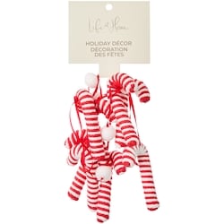 Life at Home Candy Cane and Pompom Garland 1 ea, $10.00/1ea