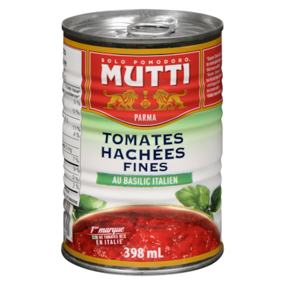 Mutti Tomates hachées fines au basilic italien 398 ml, 1,33 $/100ml