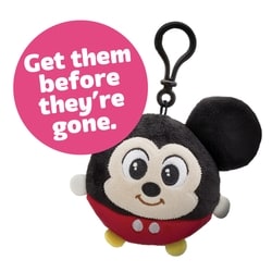 Disney Plush Keyring - Mickey 1 ea, $5.00/1ea