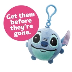 Disney Plush Keyring - Stitch 1 ea, $5.00/1ea