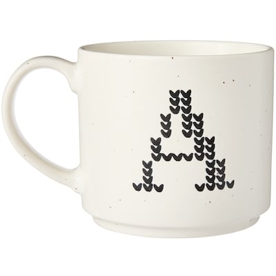 Tasse avec monogramme – lettre A