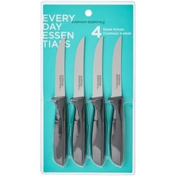 Everyday Essentials Serrated Steak Knives, 4-Piece 1 ea, $4.99/1ea