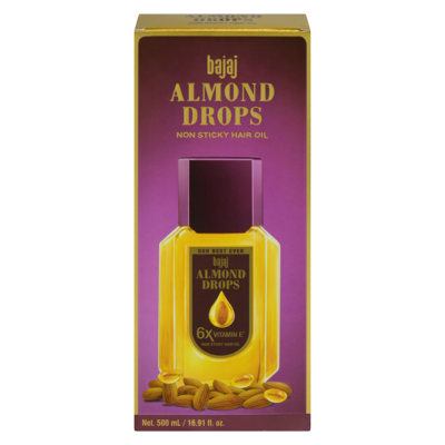Bajaj Non Sticky Hair Oil 500 ml, $1.80/100ml