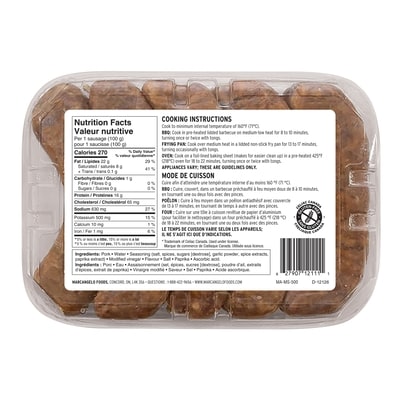 Saucisses de porc italiennes douces
