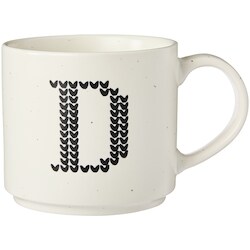 Life at Home Tasse avec monogramme – lettre D 1 ea, 5,50 $/1ch