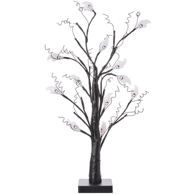 null Light Up Tree with Ghosts Tabletop Decoration 1 ea, $16.00/1ea