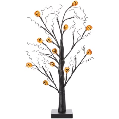 null Light Up Tree with Pumpkins Tabletop Decoration 1 ea, $16.00/1ea