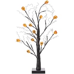 null Arbre de table décoratif lumineux avec citrouilles 1 ea, 16,00 $/1ch