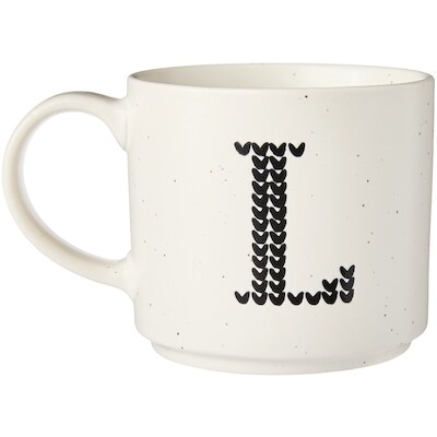 Tasse avec monogramme – lettre L