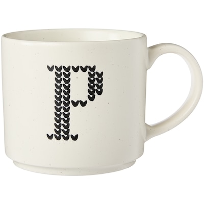 Life at Home Tasse avec monogramme – lettre P 1 ea, 5,00 $/1ch