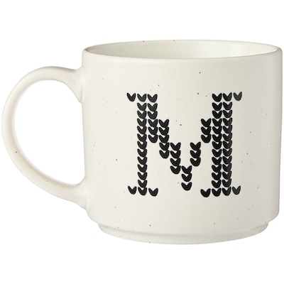 Tasse avec monogramme – lettre M