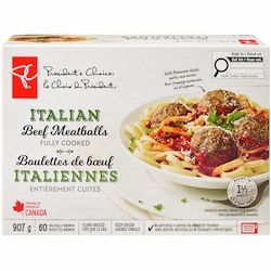 le Choix du Président Boulettes de bœuf italiennes 907 g, 2,43 $/100g