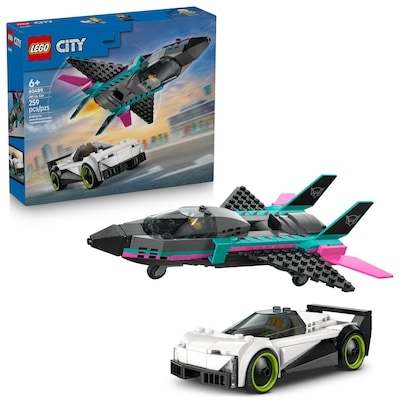 LEGO City Jet vs. Car Building Toys for Kids 60489 1 ea, $40.00/1ea