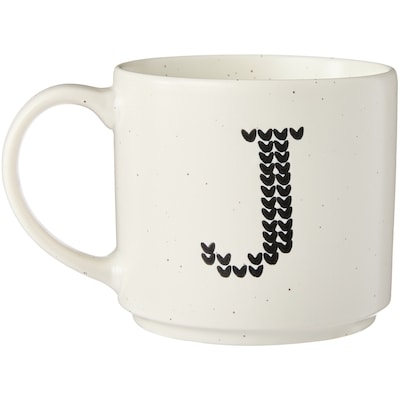 Tasse avec monogramme – lettre J