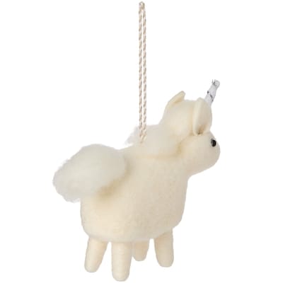 Décoration de licorne en feutre
