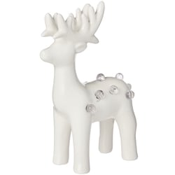 Life at Home Light Up Ceramic Deer Decoration - White 1 ea, $5.00/1ea