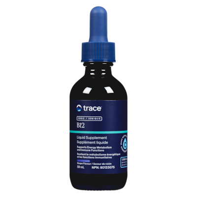 Trace Minerals Liquid Supplement Ionic B12 Grape Flavour 59 ml, $50.83/100ml