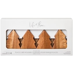 Life at Home Supports pour marque-places, arbres en bois, ensemble de 4 1 ea, 10,00 $/1ch