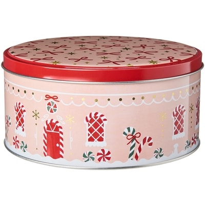 Life at Home Boîte ronde en métal de taille moyenne – toute la magie 1 ea, 4,00 $/1ch