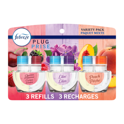 Febreze Plug In Air Freshener Scented Oil Refill, Spring Mix, 3ct 77.7 ml, $16.73/100ml