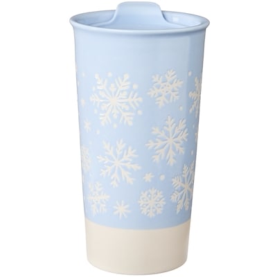 Life at Home Holiday Cheer Travel Mug - Blue 1 ea, $9.00/1ea