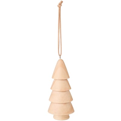Wooden Tree Ornaments 2 Pack