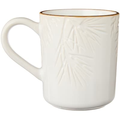 Tasse à motif de forêt en relief