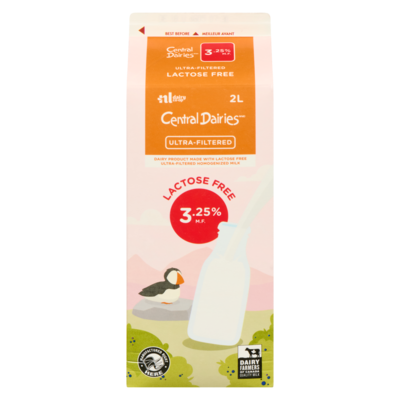 Central Dairies Dairy Product Made With Lactose Free Ultra-Filtered Homogenized Milk 3.25% M.F. 2 l, $0.36/100ml
