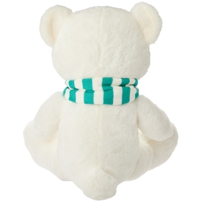 Peluche d’ourson caritatif 16 po – ivoire